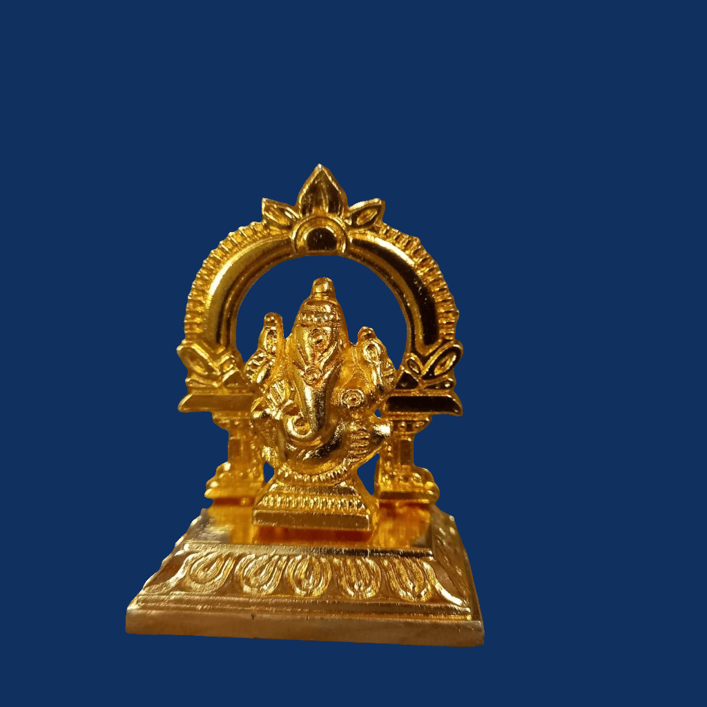 Panchloha Gold Ganesha Idol