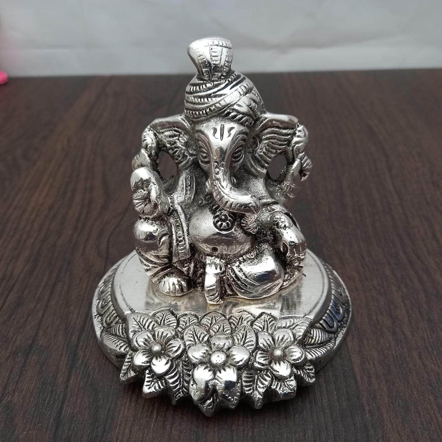 Antique Floral Ganesha