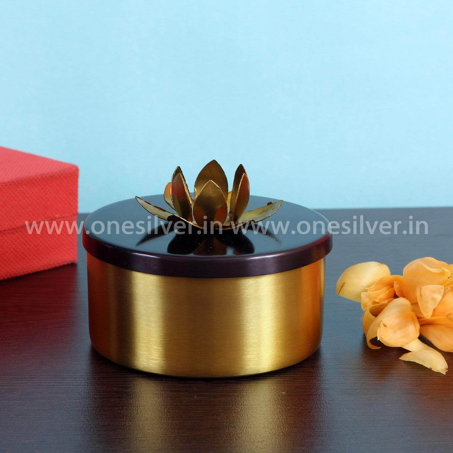 Brass Classic Supari Box 4.5"