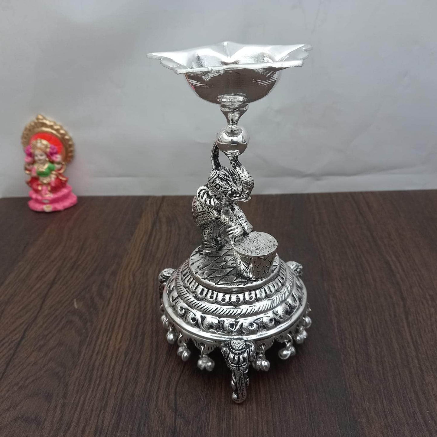 Antique Elephant Diya 1pcs