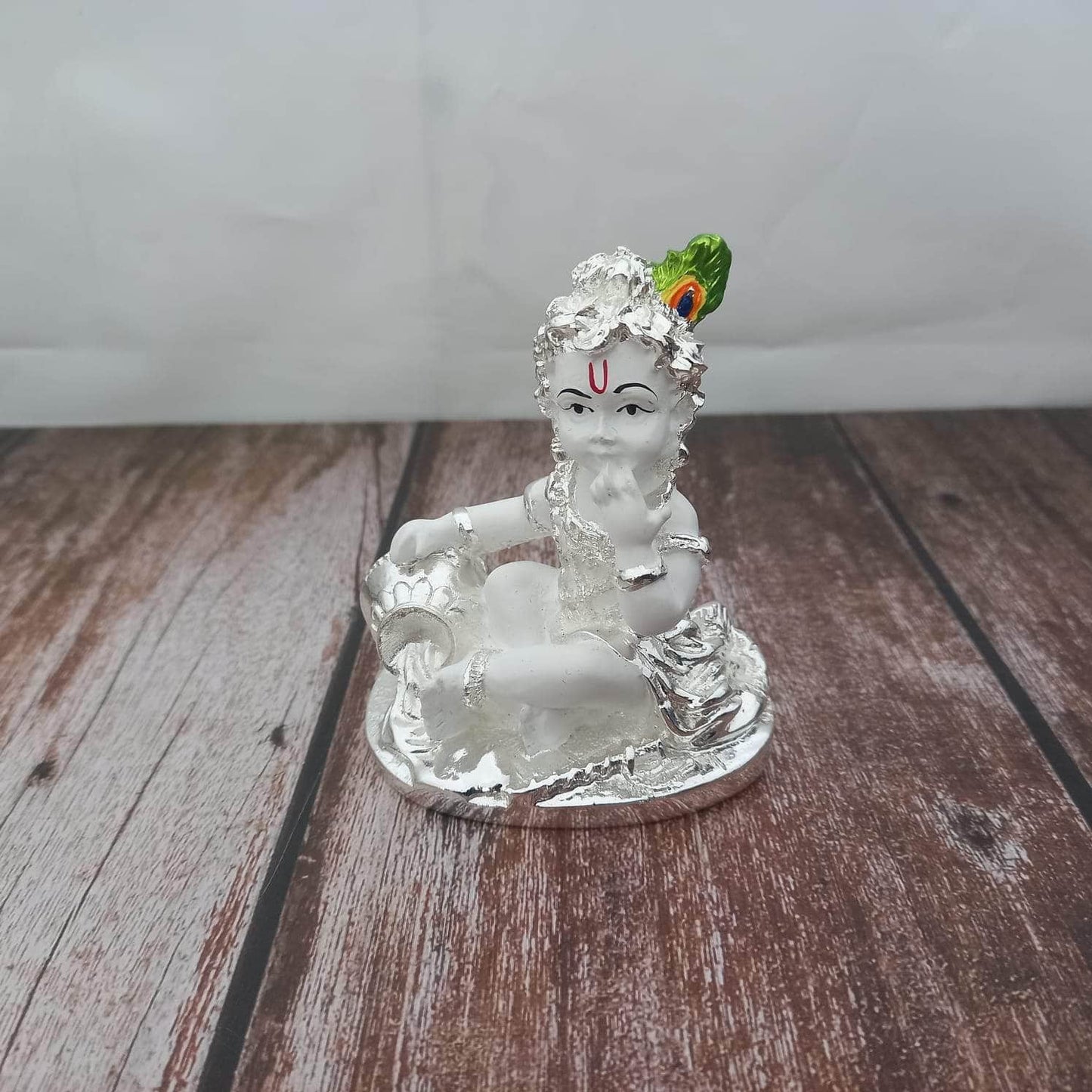 Pot Krishna White 3"