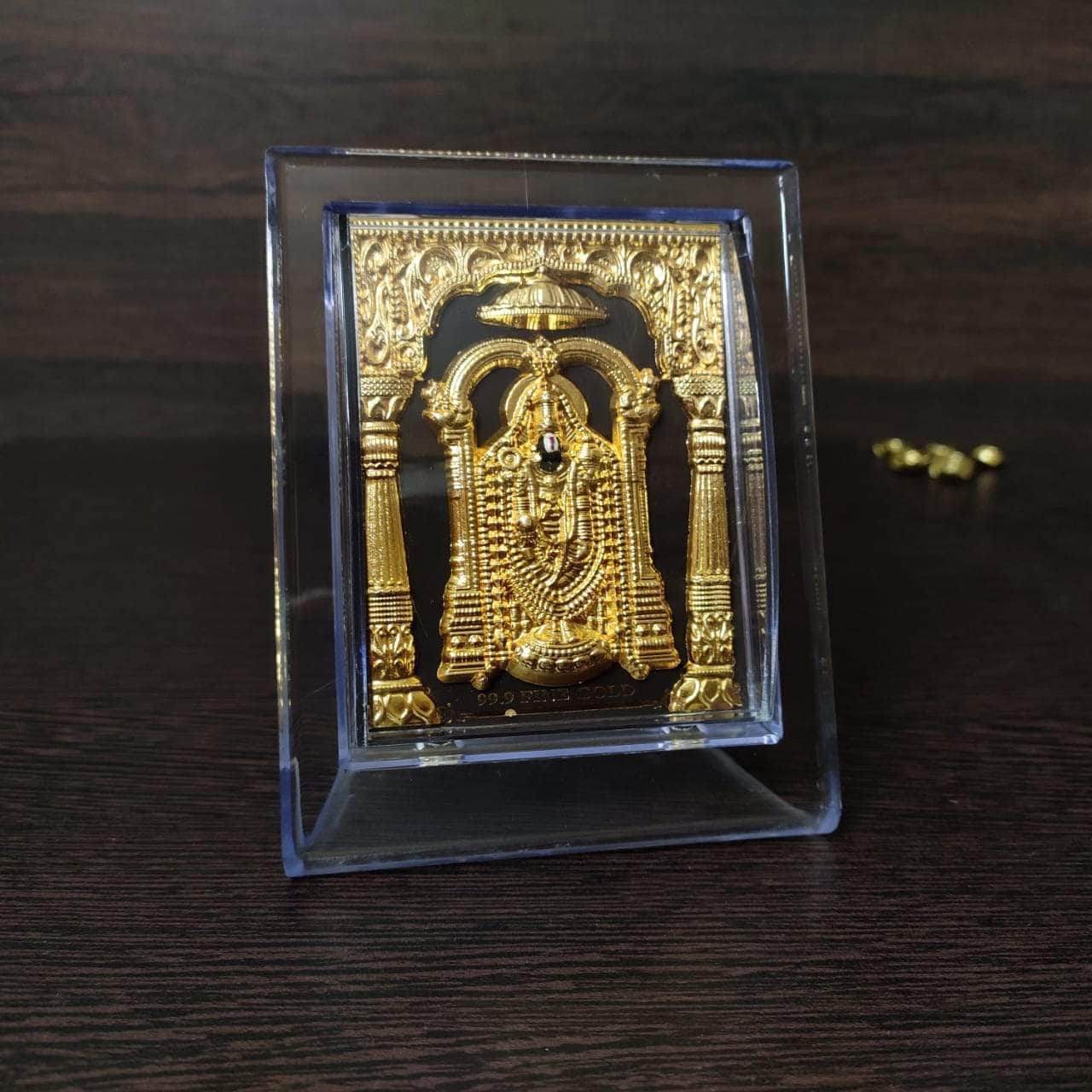 99.9 Gold Lord Balaji Frame 5" inch