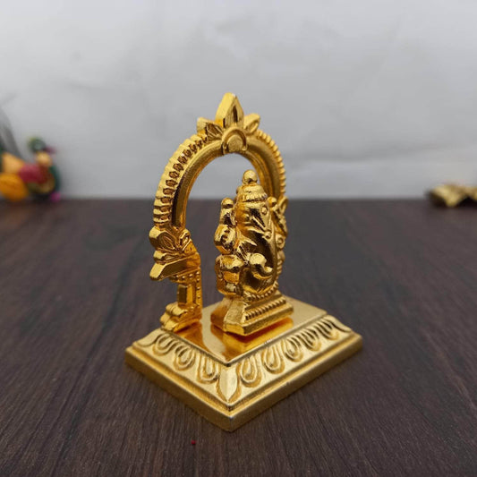 Panchloha Gold Ganesha Idol
