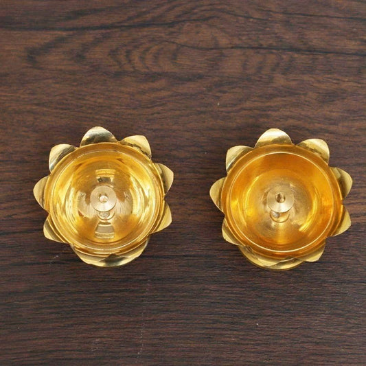 Brass Kamal Stand Devdas Deepa