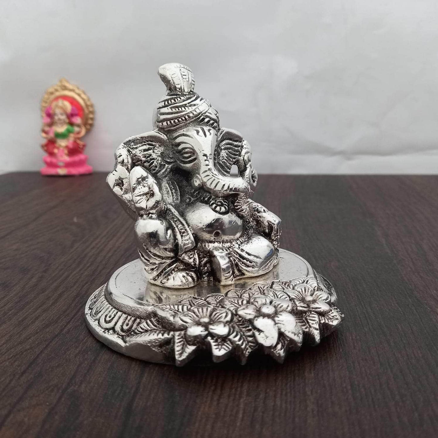 Antique Floral Ganesha