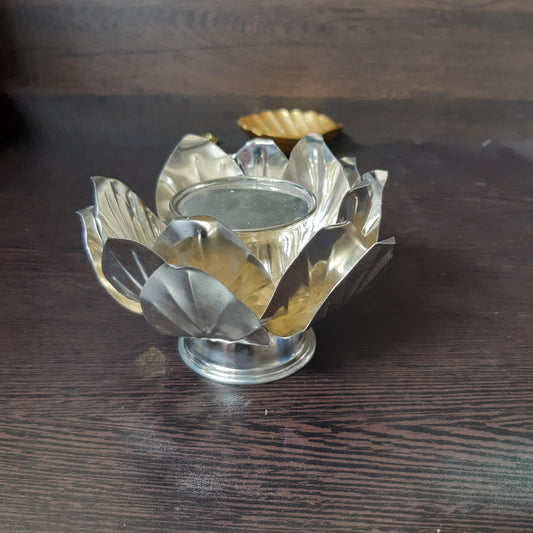 German Silver Lotus Peetha