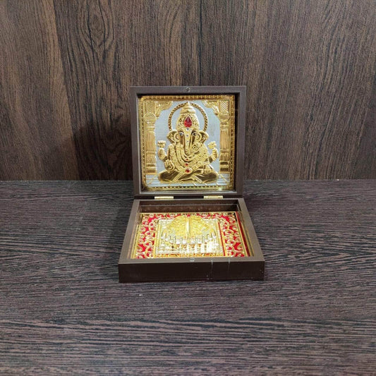 Golden ganapathy gift set