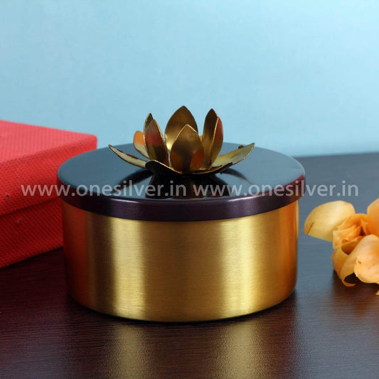 Brass Classic Supari Box 4.5"