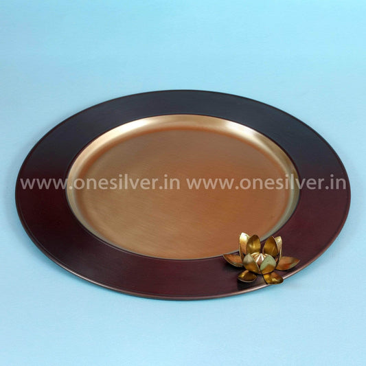 Brass Naakam Pooja Plate 12"