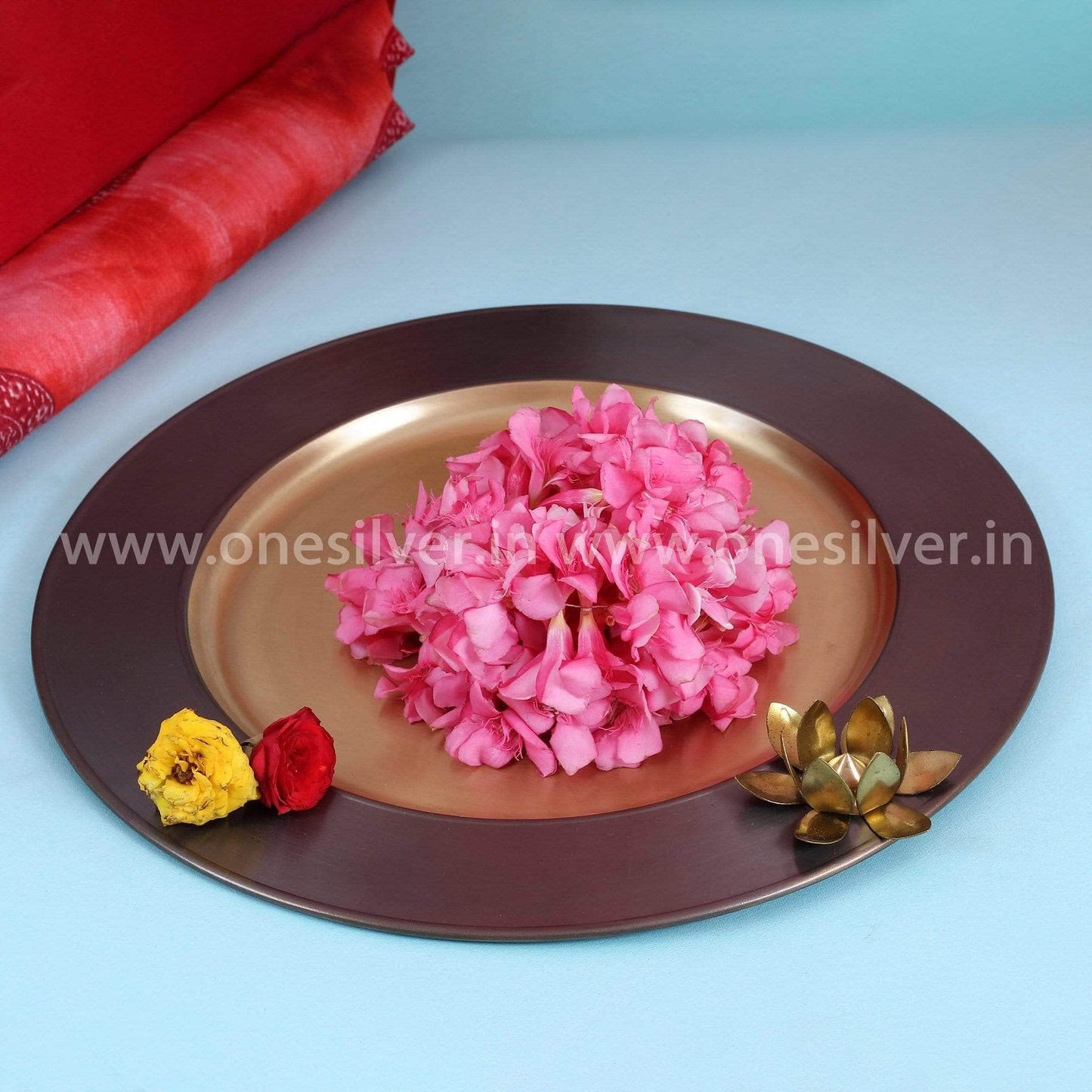 Brass Naakam Pooja Plate 12"