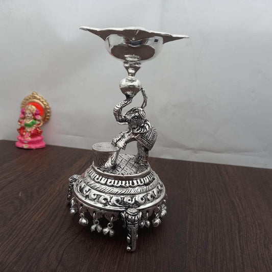 Antique Elephant Diya 1pcs