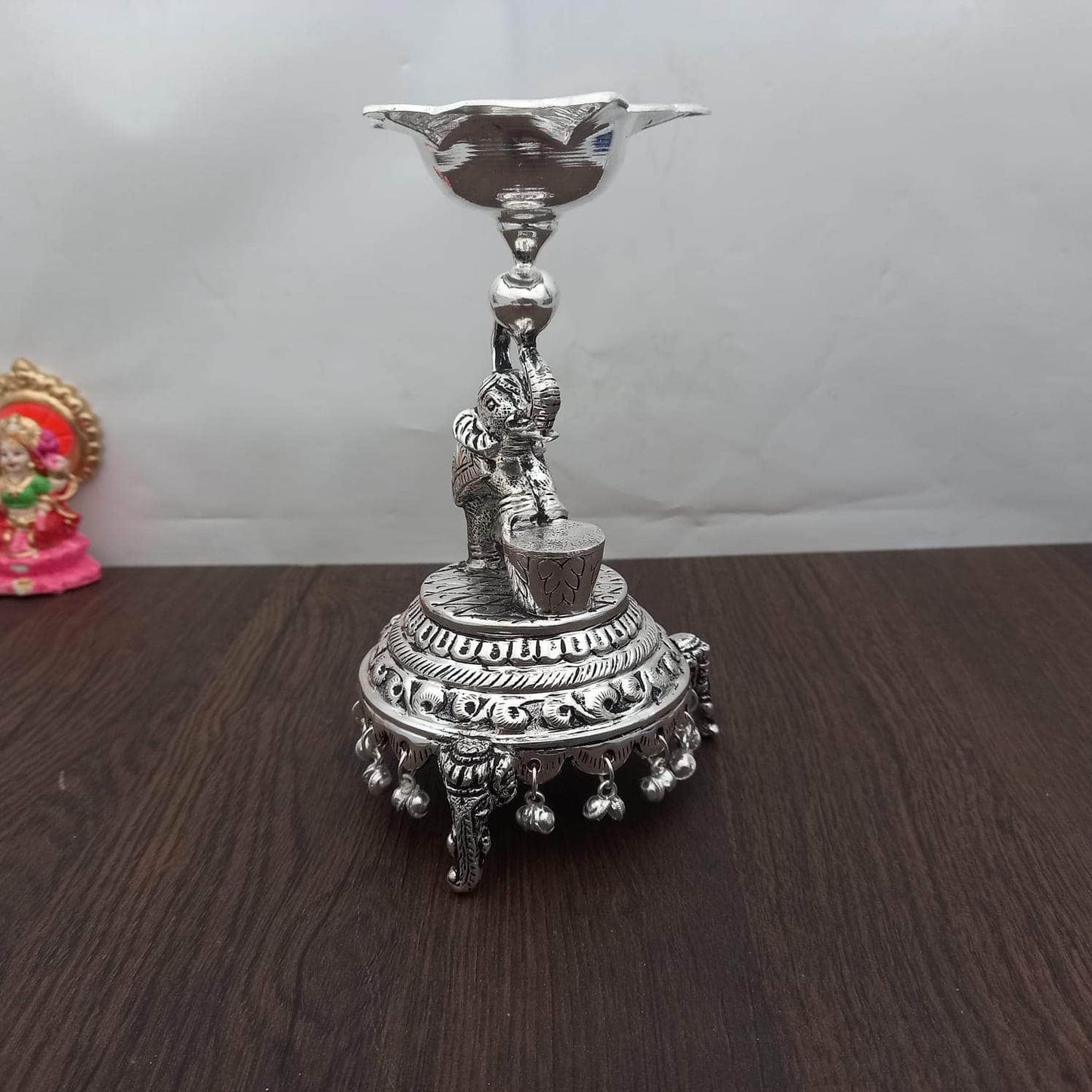 Antique Elephant Diya 1pcs