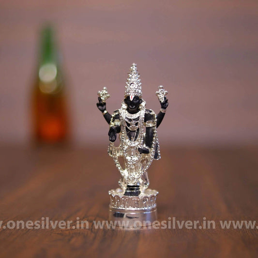 Balaji Black Silver 4"