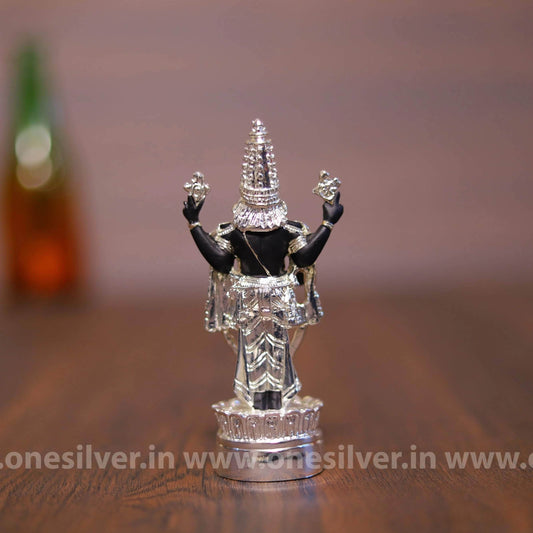 Balaji Black Silver 4"