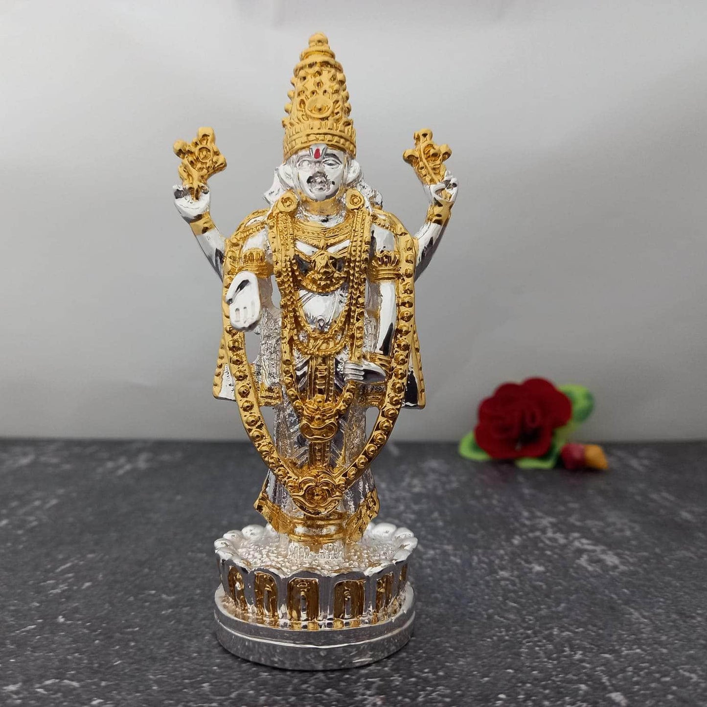 Balaji Silver Gold 4"
