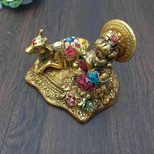 Brass Mixed Krishna Nandi
