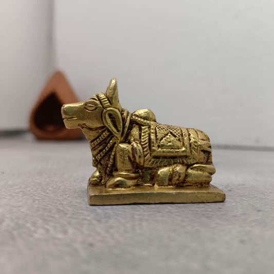 Brass Nandi Idol 1.5"