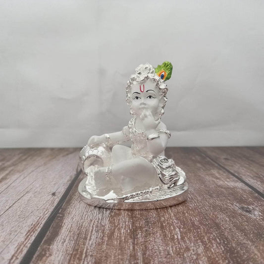 Pot Krishna White 3"