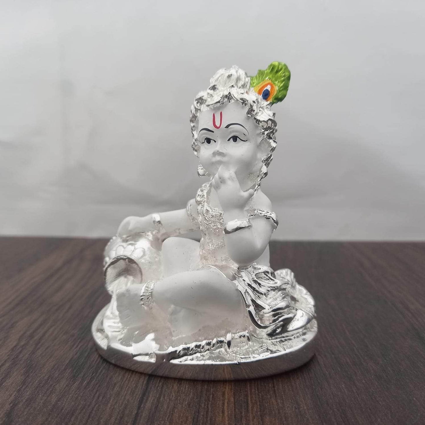 Pot Krishna White 3"