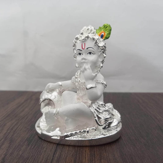 Pot Krishna White 3"