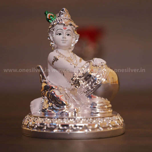 Pot Krishna White 4.5"