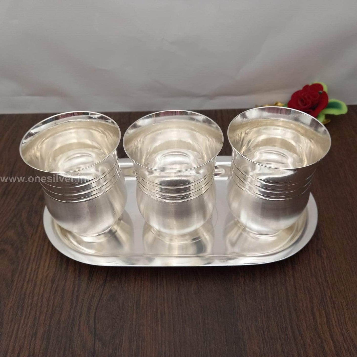 SS 3 PC Glass Set