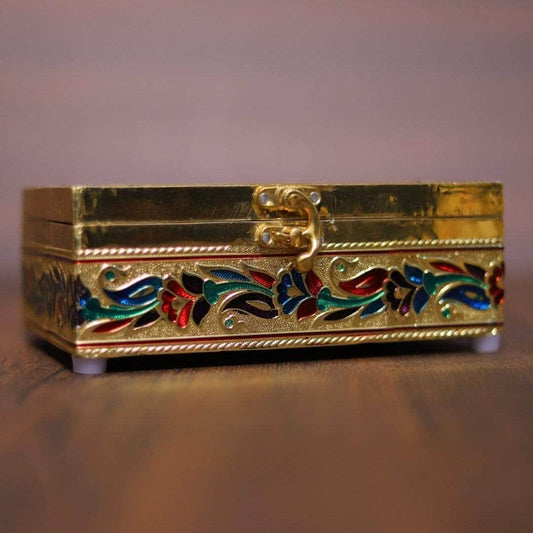 Meenakari Jewel Box 6"x4"